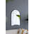  Arched Mirror With Metal Frame, Wall Mirror For Living Room Bedroom Entryway-936781653-936781658