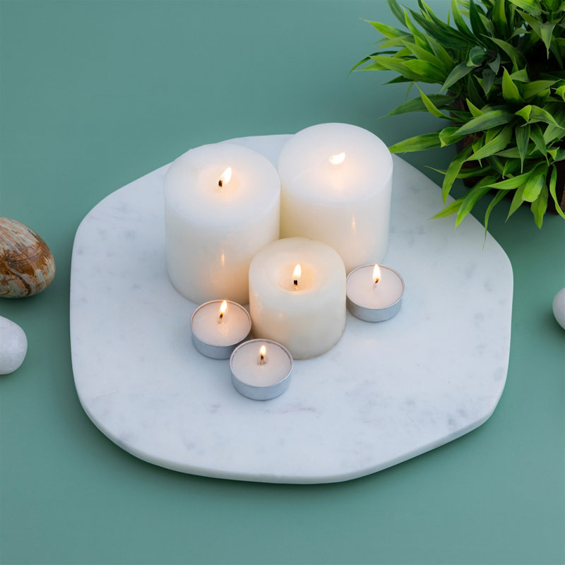 Assiette blanche Tiera de 12 po de diamètre, H 0,5 po x l 12 po x P 12 po
