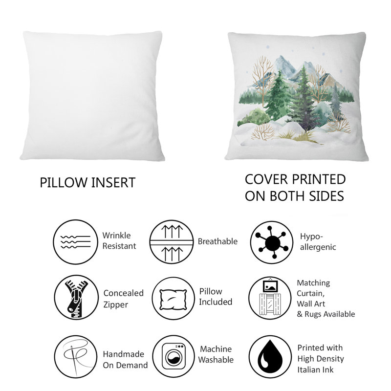 Coussin Winter Forest