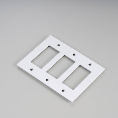 Buildings & Architecture 3 - Gang Blank Standard Combination Wall Plate