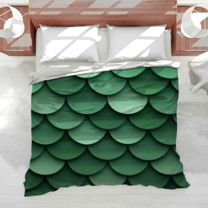 Édredon Green Scales Bedding, Édredon simple TG