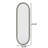 Wall Hanging Iron Art Oval Retro Mirror-1068397357