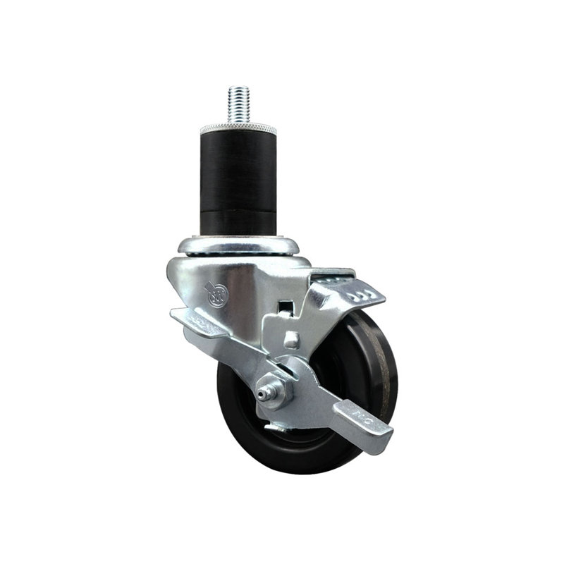 Roulettes pivotantes extensibles 3/4 pouces SS / Phenolique 3 pouces SCC