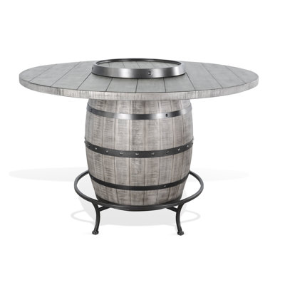 Isabel Mahogany Round Solid Wood Top Dining Table