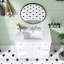 36 pouces Meuble-lavabo blanc avec lavabo en céramique | Structure en bois massif | Portes à fermeture en douceur | Tablettes réglables | 3 tiroirs | Comprend un tiroir à double profondeur pour le rangement du sèche-cheveux-574153222