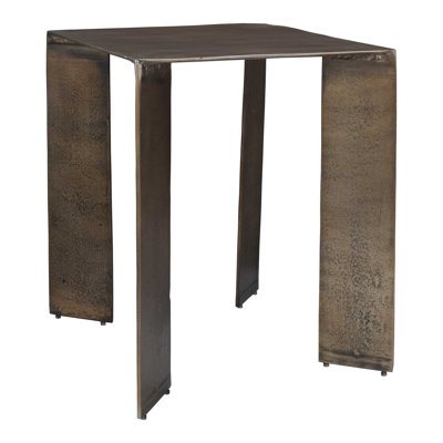Reade Brass Outdoor Accent Table by Latitude Run