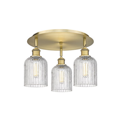 Fiennes Glass Flush Mount