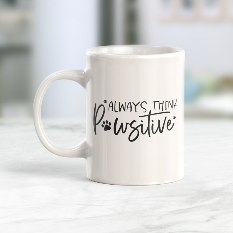 Grande tasse à café de Always think, 11 oz, Céramique