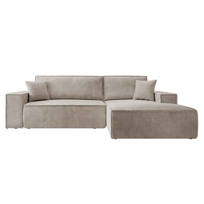 Chadman Sofa & Chaise, Right Hand Facing, Beige