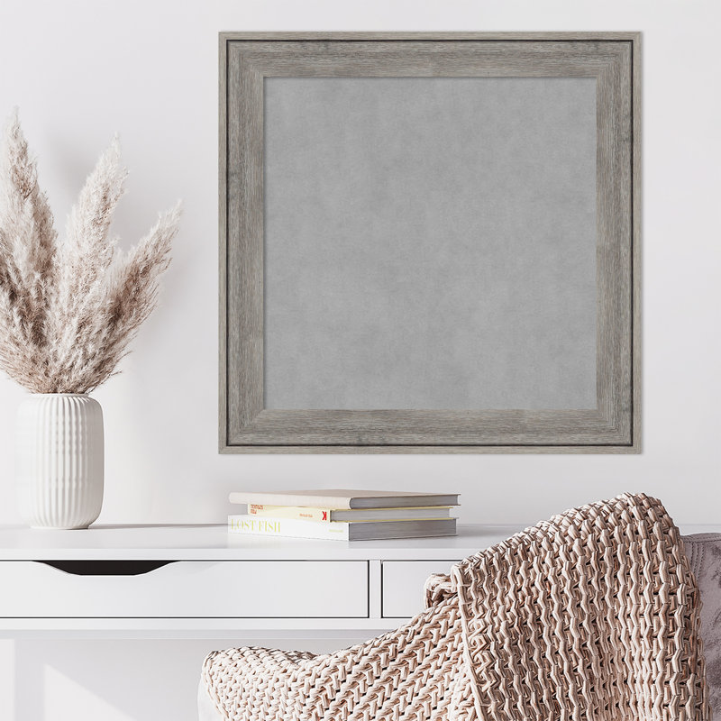 Tableau magnétique gris Regis, 25" H x 25" W