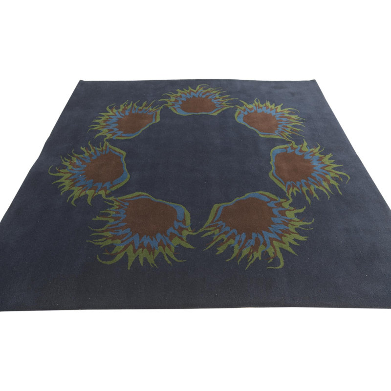 Tapis bleu marine rectangulaire 7 pi Pineland