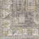 Everly Oriental Machine Made Power Loomed Polyester Area Rug in Taupe
