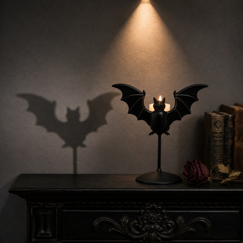 Bougie de chiroptère en fer Spooky, M