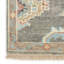 Tapis d'intérieur gris foncé multicolore 10 pi x 14 pi Nourison Tieka-220980257