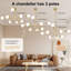 Lustre sphérique spoutnik moderne 8 lumières Glenarm-63304565