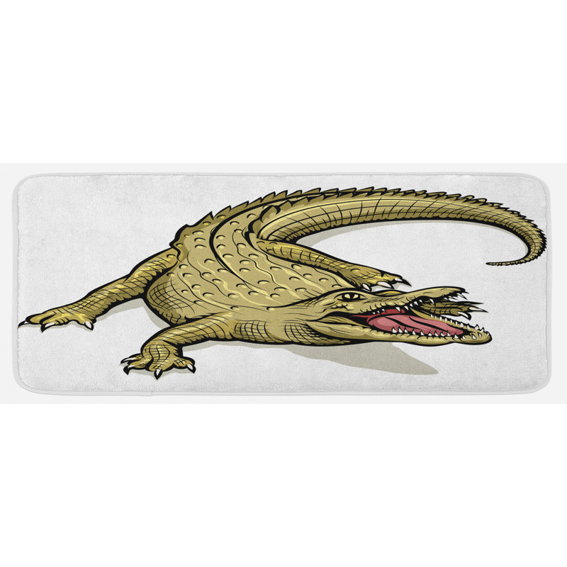 Tapis de cuisine reptile