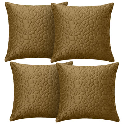 Aspire Homeware Geometric Square Velvet Cushion Covers