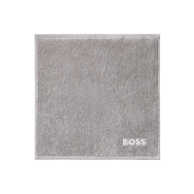100% Cotton Plush Washcloth, Concrete