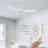 52'' Edrica 3 - Blade Ceiling Fan without light