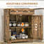 Buffet avec comptoir en bois massif Daneel, armoire de cuisine moderne, armoire à café avec 2 tiroirs, portes et tablette réglable-1812891881