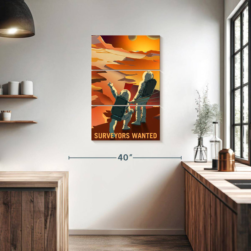 «Oberle Mars Explorers Wanted», affiche IV, H 38 po x l 24 po