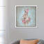 Bunny With Wreath by Debi Coules - Painting on Canvas-681649925-681649913