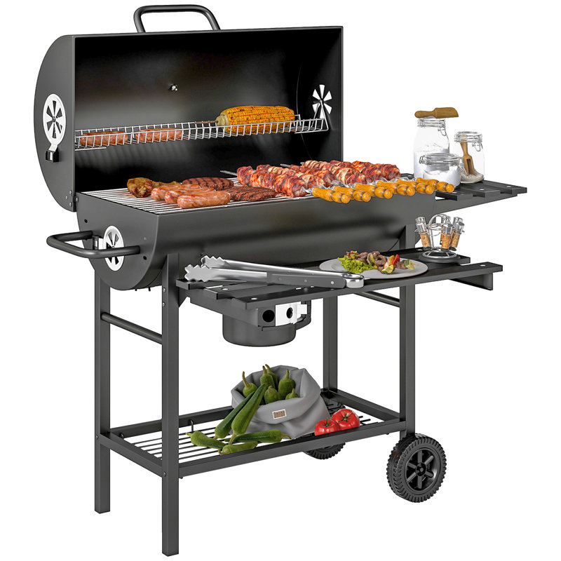 Outsunny 114cm W Charcoal Grill