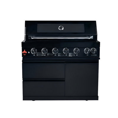 Barbecue au gaz naturel 43 po Rake avec 6 brûleurs, production de 85 000 BTU, fabrication en acier inoxydable