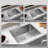 Undermount/flushmount/topmount/ Single Bowl Basin 304 Stainless Steel Kitchen Drop-in Sinks With Accessories-109323400