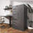 Metal Storage Vertical Filing Cabinet with Lock, Steel File Locker with 4 Drawers and 1 door-911707237