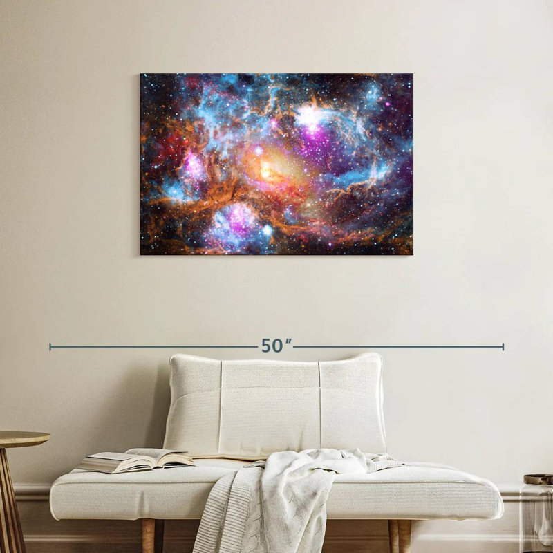 Oberle Cosmic Galaxies, 24" H x 36" W