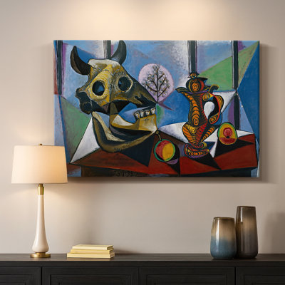 Still Life with Bull's Skull-Pablo Picasso-Gallery Wrapped Canvas-1939