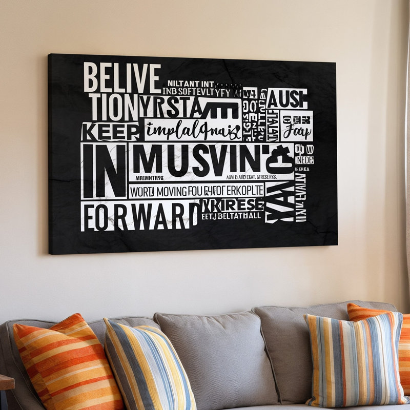 Reproduction d'art sur toile, "Créez un collage visuellement attrayant", H 20 po x l 20 po