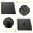 10 Inch Shower System With Waterfall Tub Spout - Oil-rubbed Bronze 3 Function Shower, Rainfall & Handheld -balanced Valve For Security And Comfort Simple Installation Sanitary Maintenance 10" Square-118034394