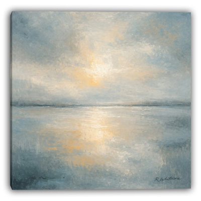 Sunlit Reflection Wrapped Canvas Wall Art