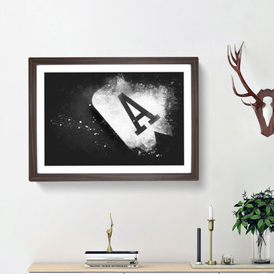 The Ace of Spades - Framed Print