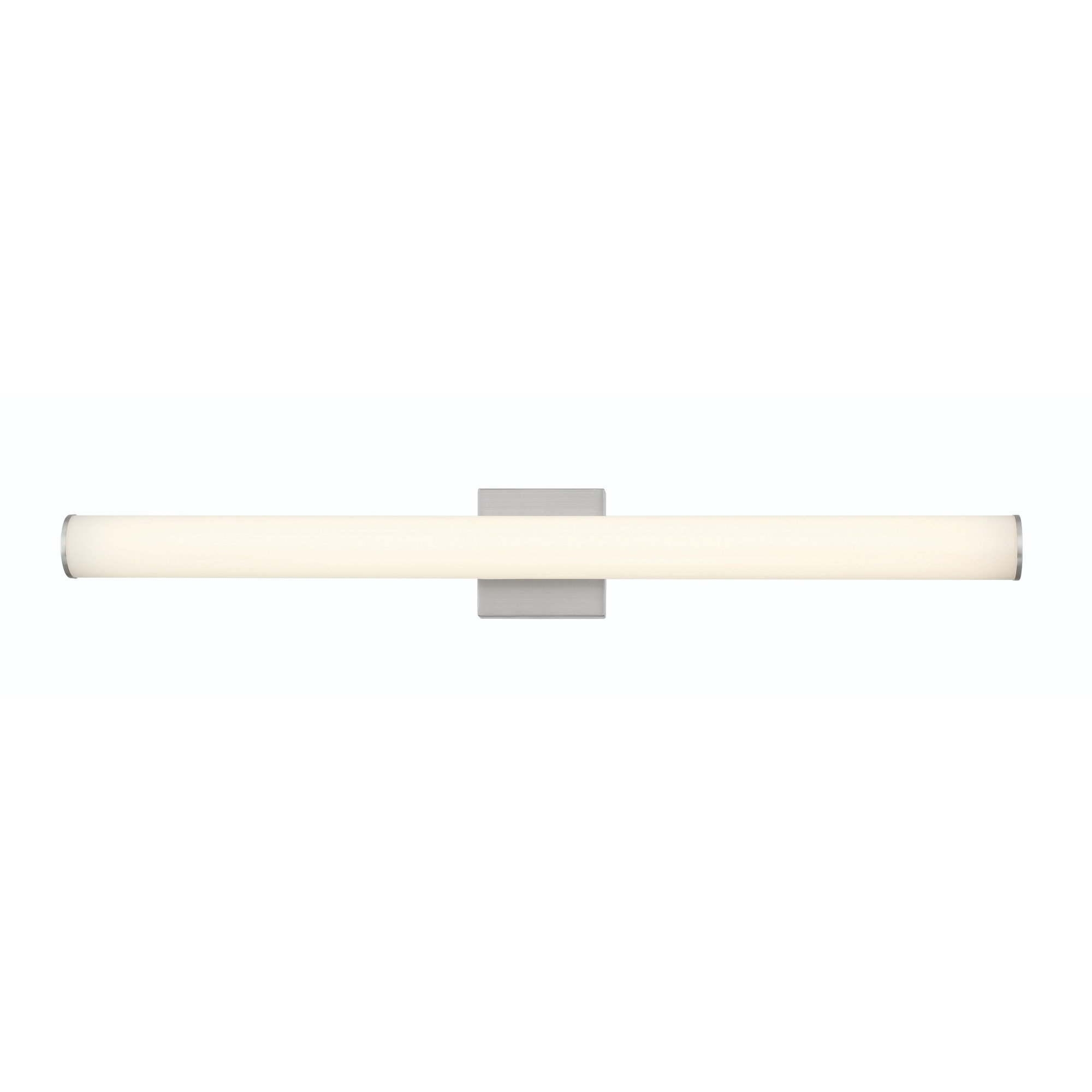 Stepridge Round 27W Vanity Light, Brushed Nickel, 2.5'' H x 36'' W x 2.5'' D