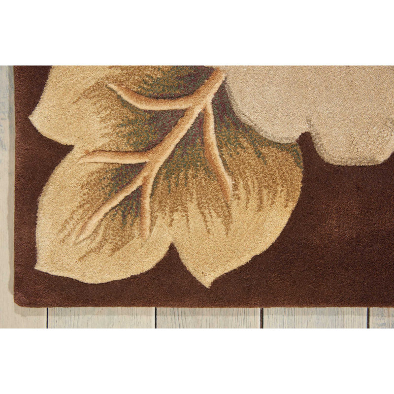 Newbury Wool Floral Indoor Rug, Rectangle 3'6" x 5'6"