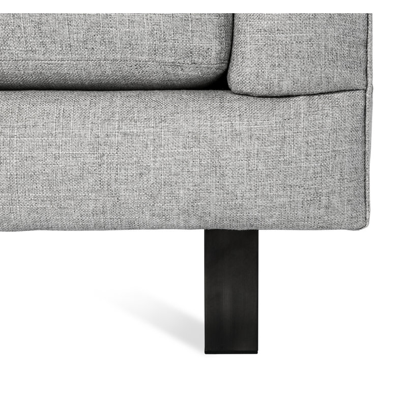 Ornette Upholstered Barrel Chair, Pure Gray 100% Polyester