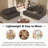 Boneless Oversized Modular Sectional Sofa, 3-piece Foam Couch With Flexible Layout, No Assembly Required-1411147037