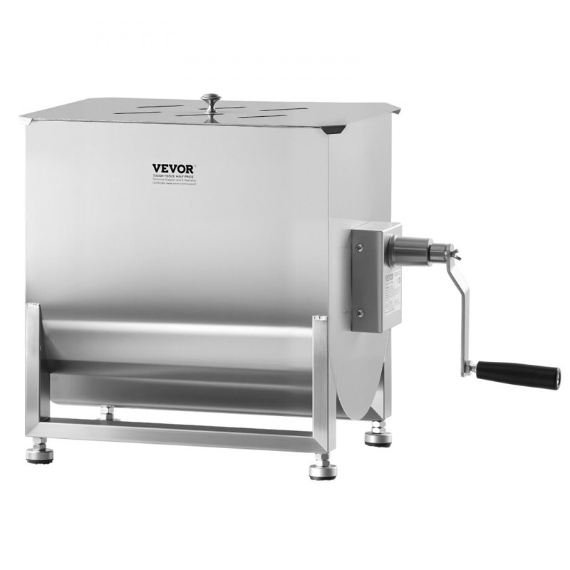 Mélangeur de viande manuel avec réservoir fixe, H 18,11 po x l 26,57 po