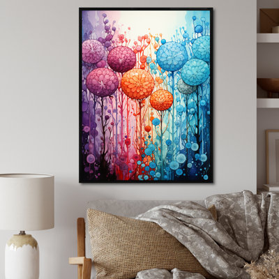 Feux d'artifice colorés 1 - Botanicals Wall Art