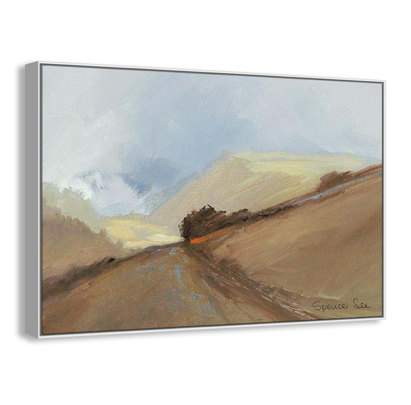 Rialta II Print, 41.5'' H x 61.5'' W x 2'' D, White Framed