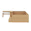 Lit plateforme double avec tiroirs, tablettes et table-118594688