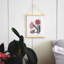 Abstract Floral Canvas Wall Scrolls