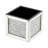 Merity Vegan Leather Storage Ottoman