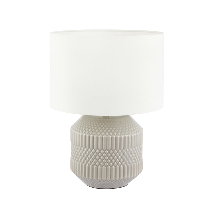 Bequette 38cm Table Lamp, Grey