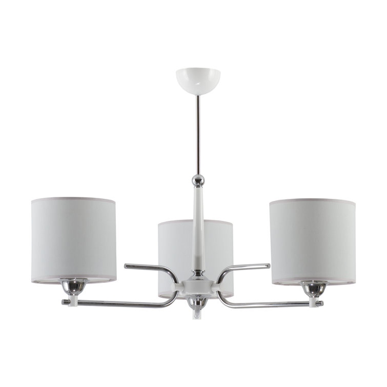Klem 3-Light Shaded Chandelier