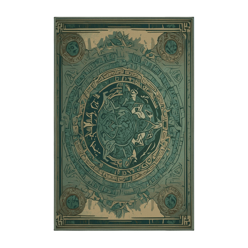 Triforce Trail Rug, Rectangle 8' x 10'