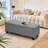 Grimstad Upholstered Fabric Storage Ottoman, Storage Bench with Button-Tufted-222656638
